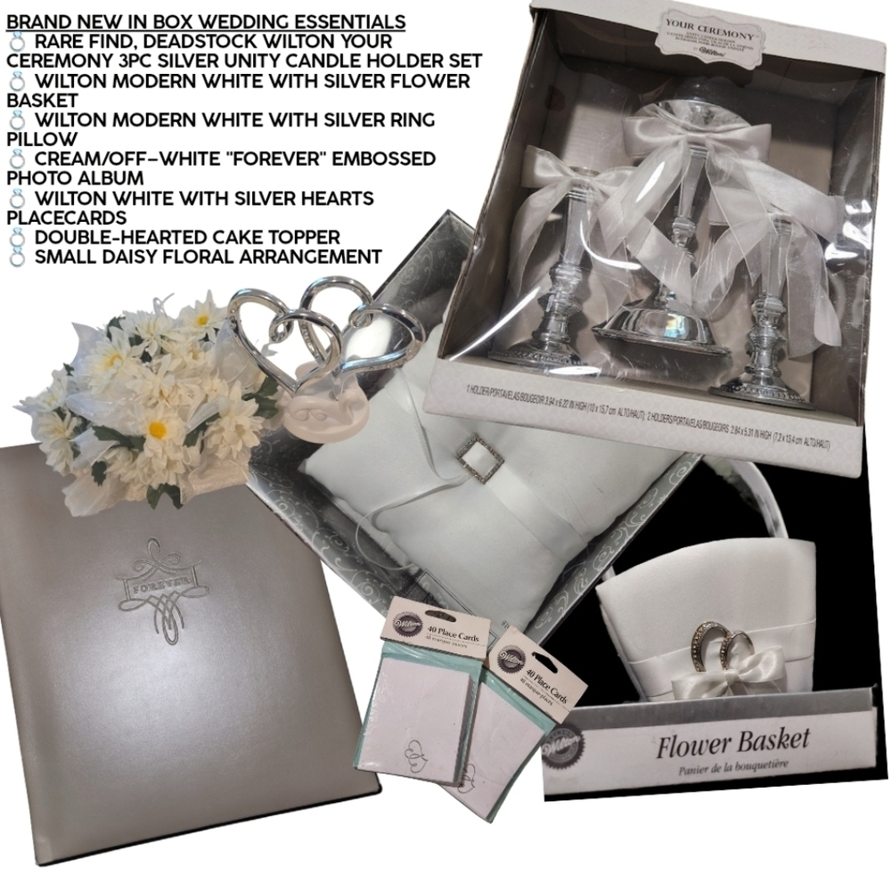 *RARE & DISCONTINUED ITEMS!* BRAND NEW WEDDING SET! • 📬 Requires 1 Addt'l Label
